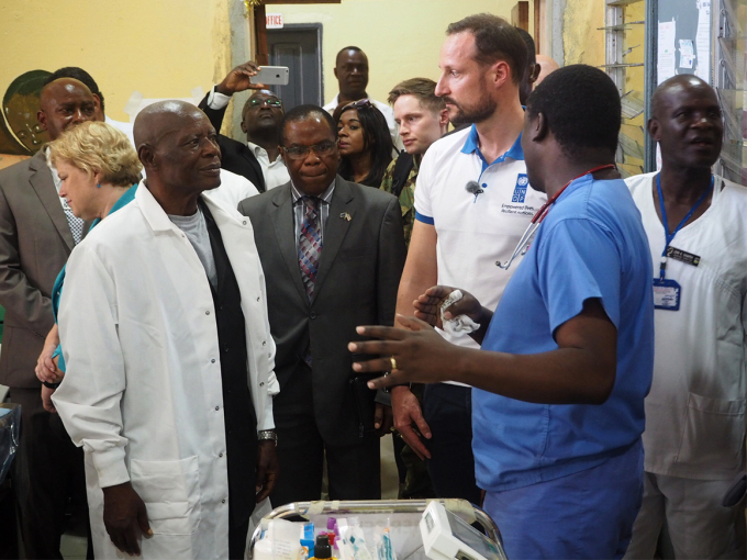 Det første utbruddet av Ebola ble oppdaget på Redemption Hospital. Foto: Christian Lagaard, Det kongelige hoff.
